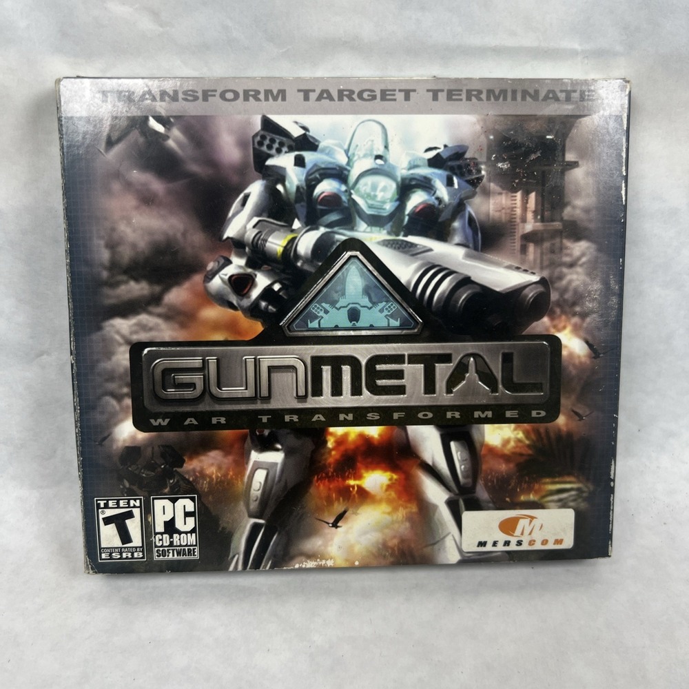 GUNMETAL: War Transformed‎ (2006, PC) Brand New Sealed